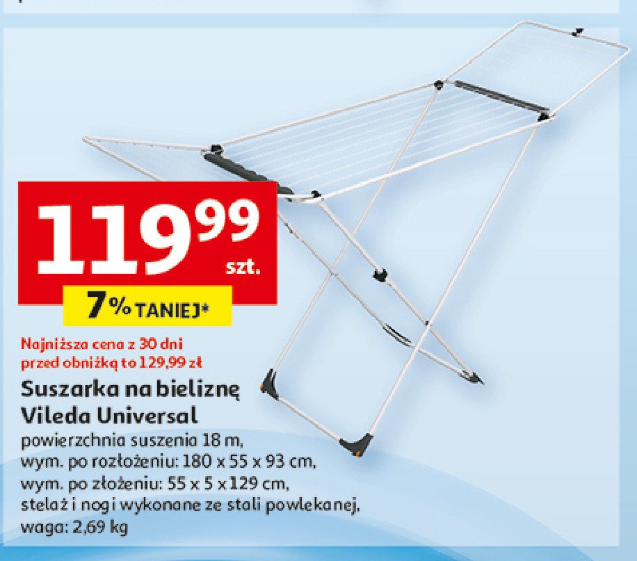 Suszarka universal Vileda promocja w Auchan