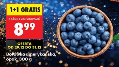 Borówka amerykańska 300 g promocja w Biedronka