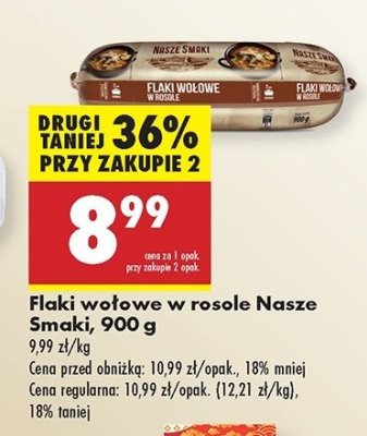 Flaki wołowe w rosole Nasze smaki promocja