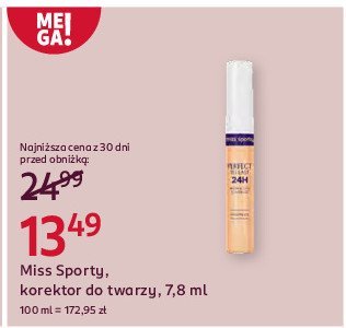 Korektor w p艂ynie nr 001 Miss sporty perfect to last 24h promocja
