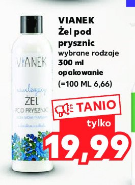 Żel pod prysznic do suchej i wrażliwej skóry Vianek nawilżający promocja