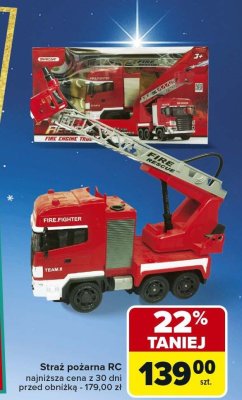 Straż pożarna RC promocja w Carrefour