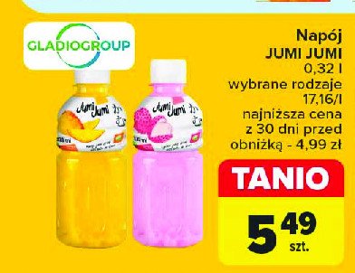 Napój mango Jumi jumi promocja w Carrefour