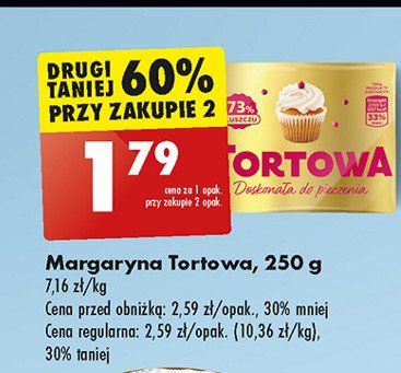 Margaryna roślinna Tortowa (biedronka) promocja