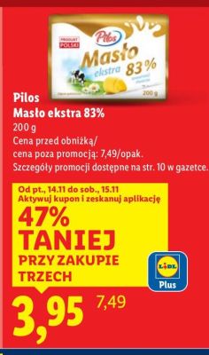 Masło promocja w Lidl
