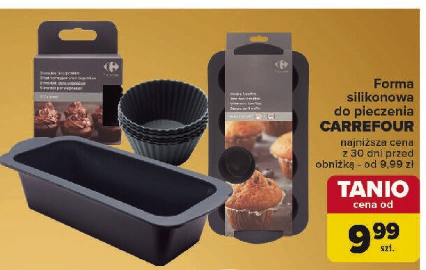 Forma silikonowa do muffinek Carrefour promocja w Carrefour