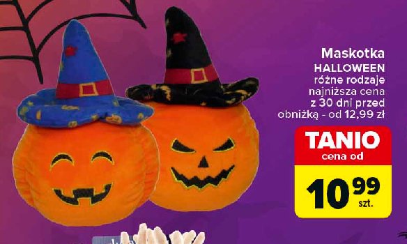 Maskotka halloween promocja w Carrefour