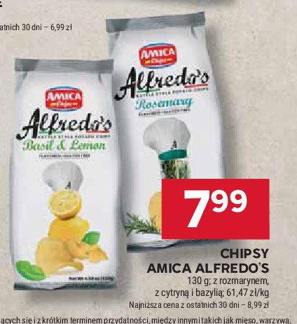 Chipsy rozmaryn Alfredo's promocja