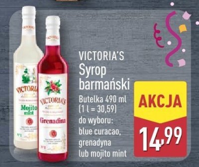 Syrop barmański mojito mint promocja w Aldi