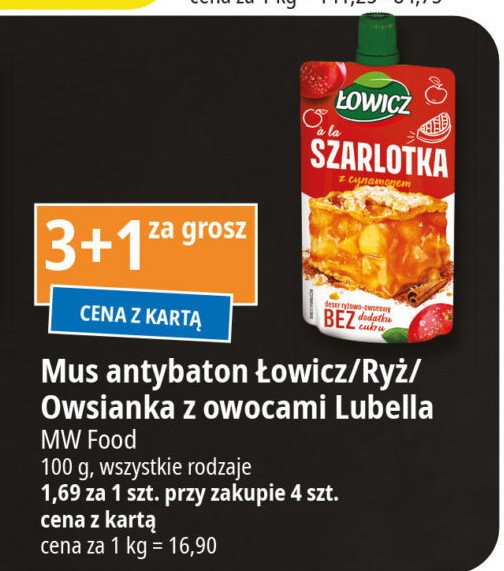 Deser szarlotka Łowicz promocja