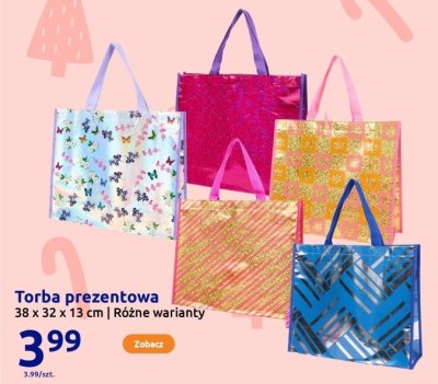 Torba prezentowa 38 x 32 x 13 cm Różne warianty promocja w Action
