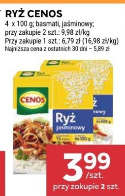 Ryż Cenos basmati, jaśminowy promocja w Stokrotka