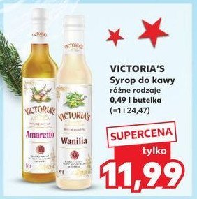 Syrop waniliowy Cymes victoria's promocja w Kaufland