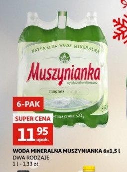 Woda niegazowana Muszynianka promocja