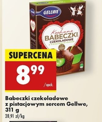 Kochane babeczki czekoladowe z pistacjami Gellwe promocja