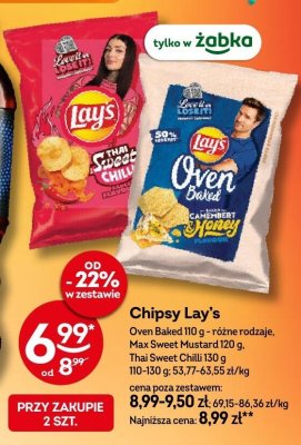 Chipsy Lay's Oven Baked promocja w Żabka