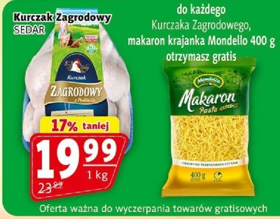 Kurczak zagrodowy SEDAR promocja w Prim Market