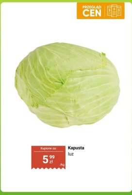Kapusta luz promocja w Dino