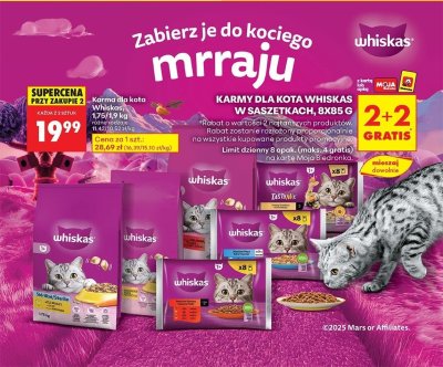 Karma dla kota 1,75/1,9 kg różne rodzaje promocja w Biedronka