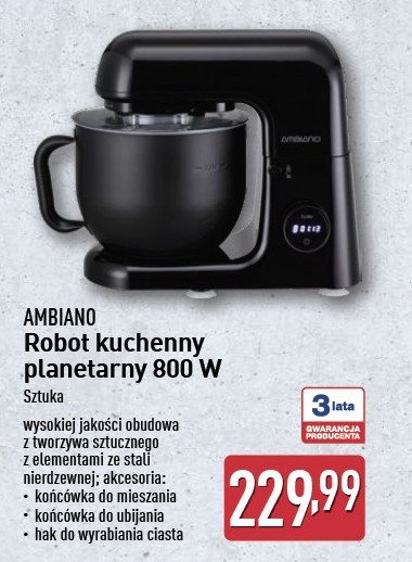 Robot planetarny AMBIANO promocja w Aldi