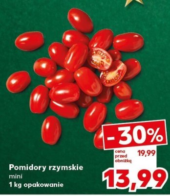 Pomidory rzymskie mini opakowanie promocja w Kaufland