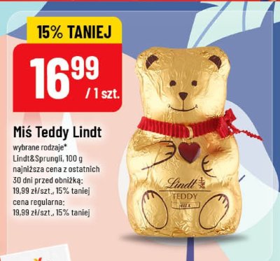 Miś Teddy Lindt promocja w POLOmarket