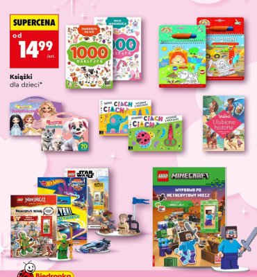 Książki dla dzieci promocja w Biedronka