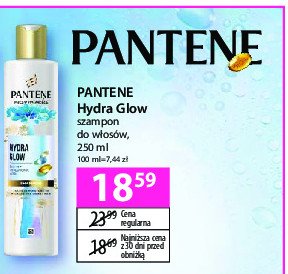 Szampon do włosów hydra glow Pantene pro-v minerales promocja