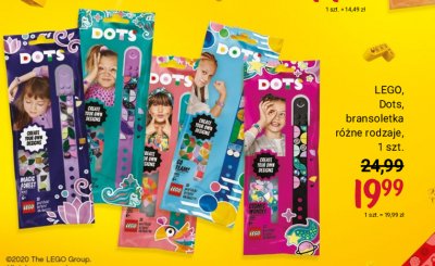 Bransoletka 41917 Lego dots promocja