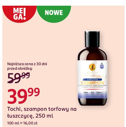 Szampon torfowy na łuszczycę Tochi promocja w Rossmann