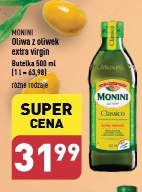 Oliwa z oliwek extra vergine classico Monini promocja