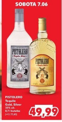 Tequila PISTOLERO SILVER promocja