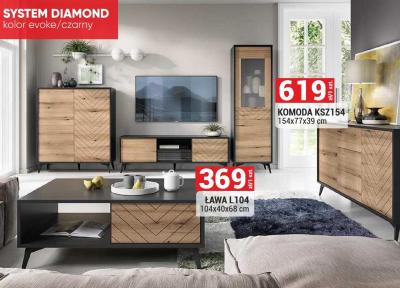 Komoda KSZ154 154x77x39 cm promocja w Merkury Market