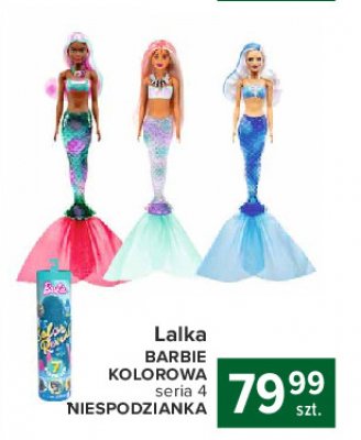 Barbie syrenka zmieniająca kolor Mattel promocja