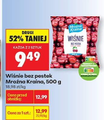 Wiśnie bez pestek  promocja w Biedronka
