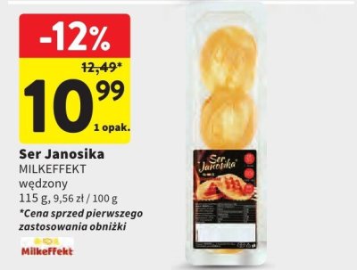 Ser Janosika MILKEFFEKT w臋dzony promocja w Intermarche