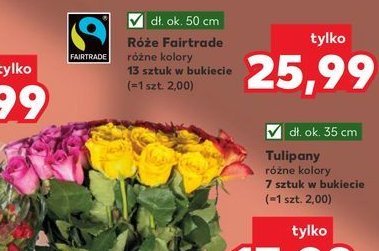 Róże fairtrade promocja