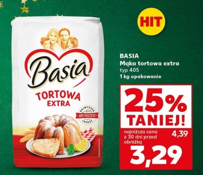 Mąka tortowa extra typ 405  promocja w Kaufland