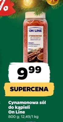 Cynamonowa sól do kąpieli promocja w Netto