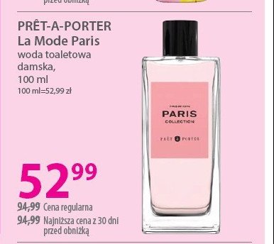 Woda toaletowa PRET-A-PORTER promocja