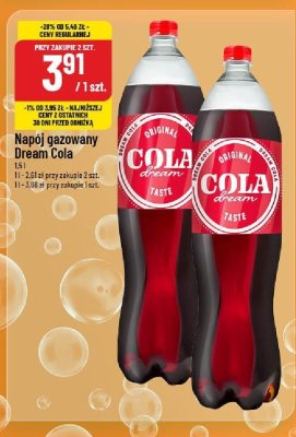 Napój gazowany Dream Cola 2l promocja w POLOmarket