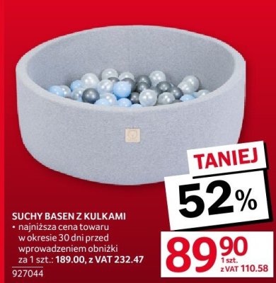 Basen z kulkami SUCHY BASEN Z KULKAMI promocja w Selgros