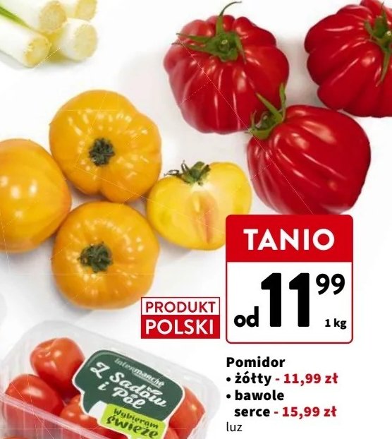 Pomidory żółte polska promocja
