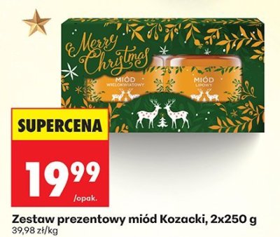 Zestaw prezentowy miód Kozacki promocja w Biedronka
