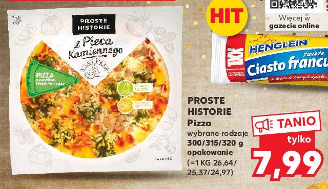 Pizza z soczystą wieprzowiną i jalapeno Iglotex proste historie z pieca kamiennego promocja