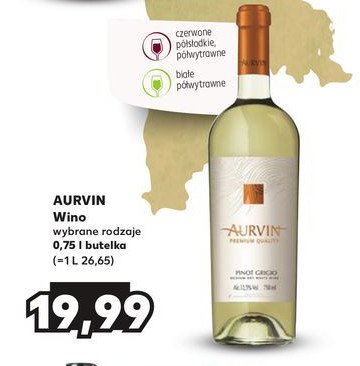 Wino AURVIN PINOT NOIR promocja