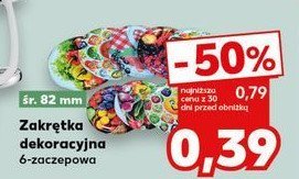 Zakrętka do słoika z nadrukiem 82 mm promocja w Kaufland