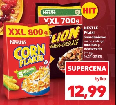 Płatki śniadaniowe Nestle corn flakes Corn flakes (nestle) promocja