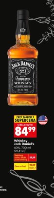 Whiskey Jack Daniel's Tennessee Sour Mash promocja w Biedronka