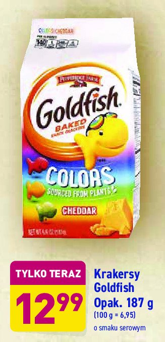 Krakersy goldfish cheddar promocja